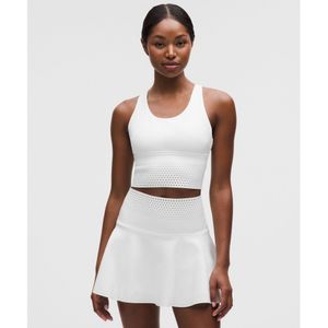 벤틸레이티드 테니스 탱크탑  WHT
