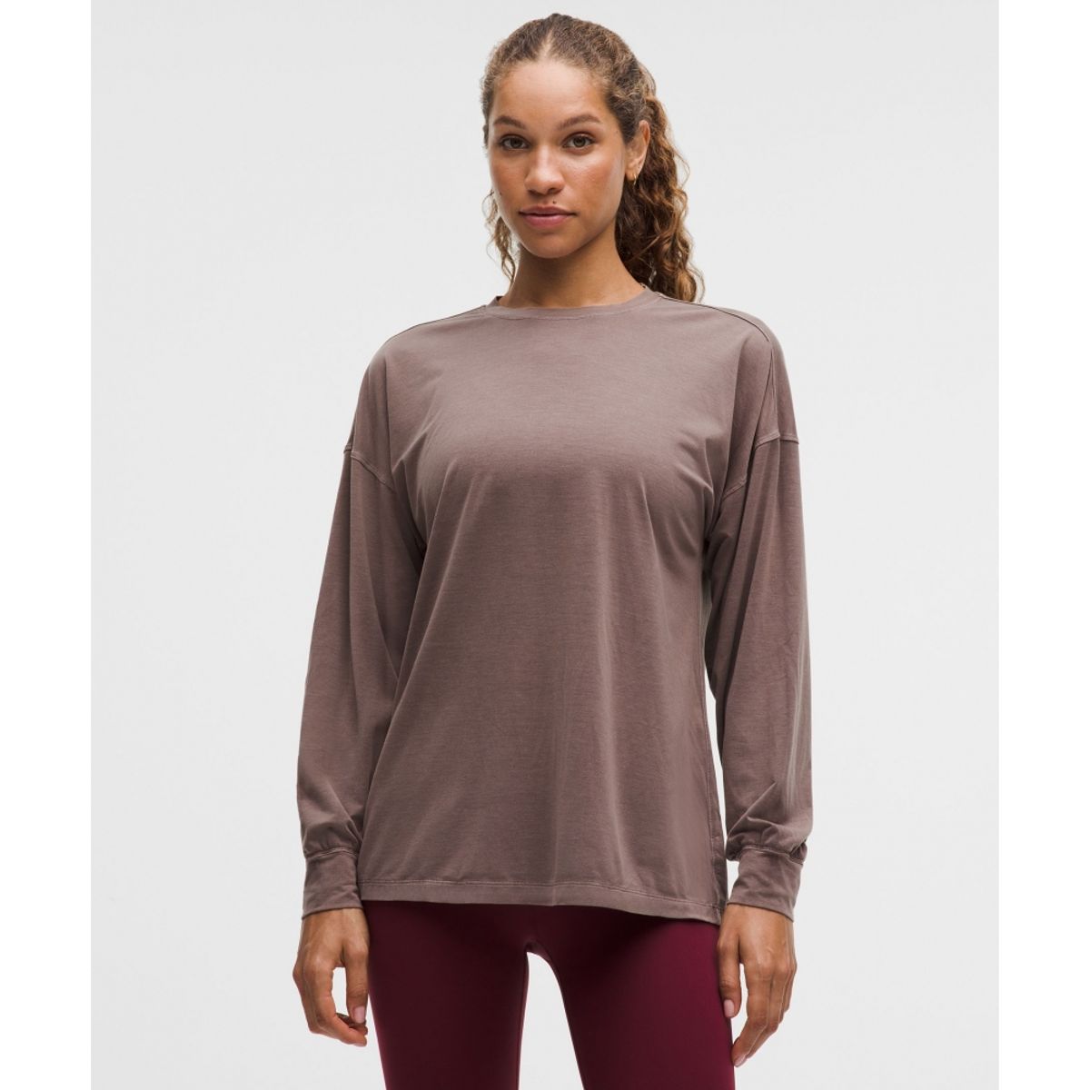 룰루레몬(LULULEMON) 이지셋 릴랙스드 롱슬리브 셔츠 *워시  DWTW