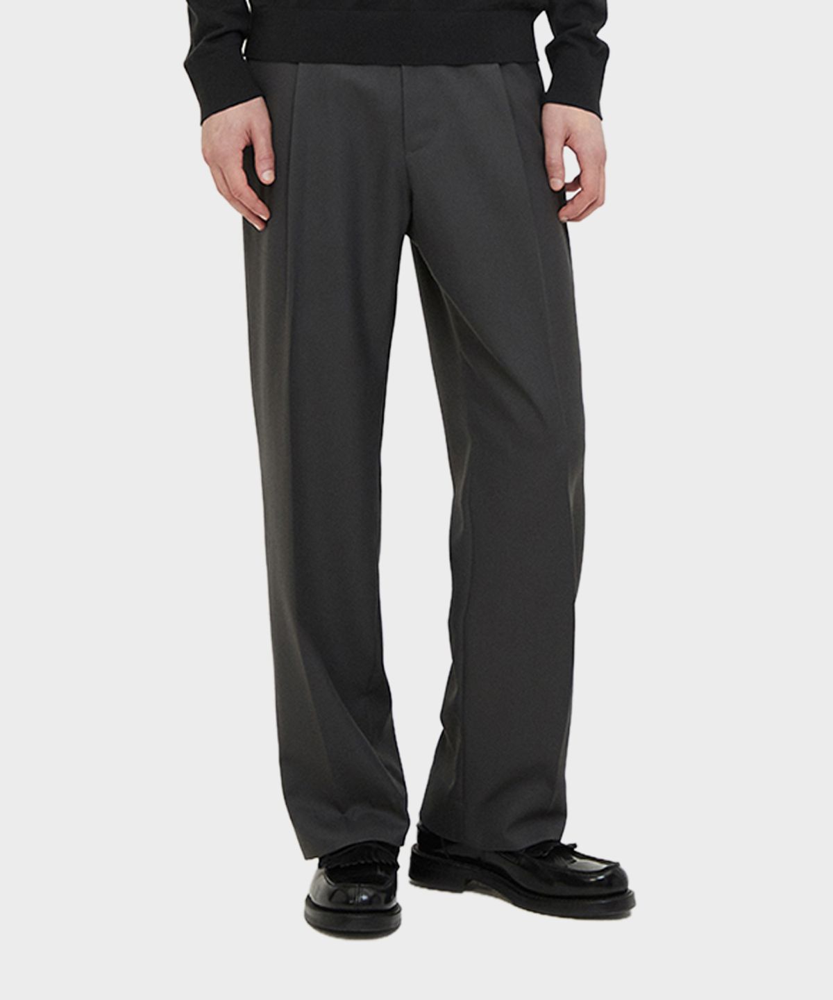 테일던(TAILDERN) Iconic Regular Trousers Grey