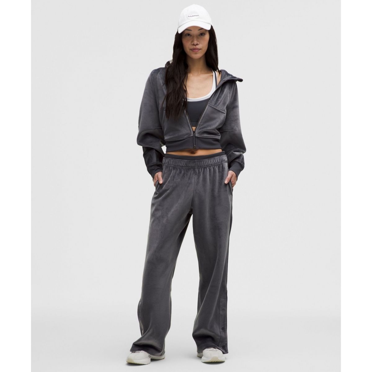 룰루레몬(LULULEMON) 스쿠바 미드라이즈 테어어웨이 팬츠 벨벳 *아시아 핏  COAL