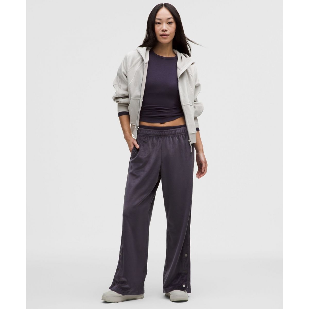룰루레몬(LULULEMON) 스쿠바 미드라이즈 테어어웨이 팬츠 벨벳 *아시아 핏  ARPR
