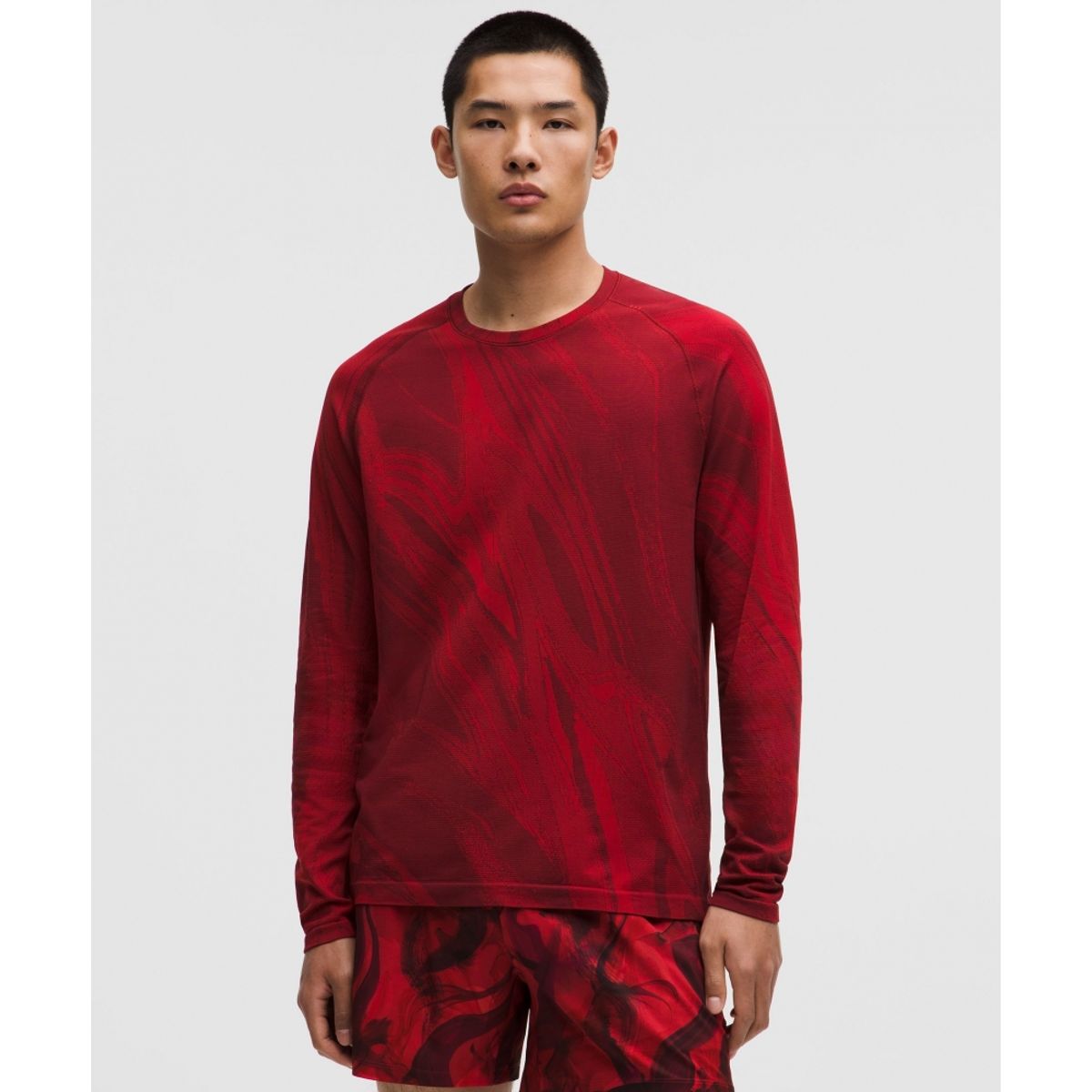 룰루레몬(LULULEMON) 루나 뉴 이어 메탈 벤트 테크 롱슬리브 셔츠  SMXR BBAY