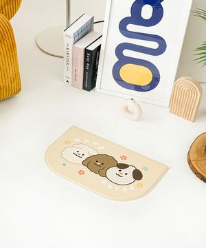 플라워 뭉쓰리 펫식기매트