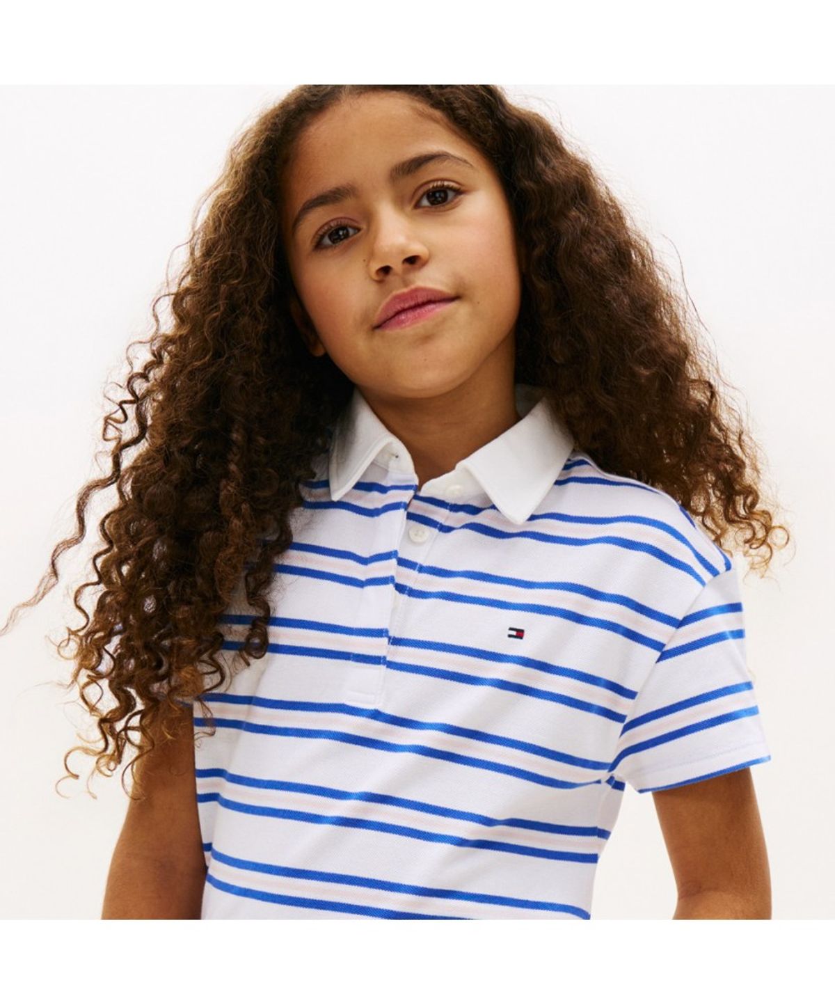 타미힐피거 키즈(TOMMY HILFIGER KIDS) 스트라이프 럭비 폴로 셔츠