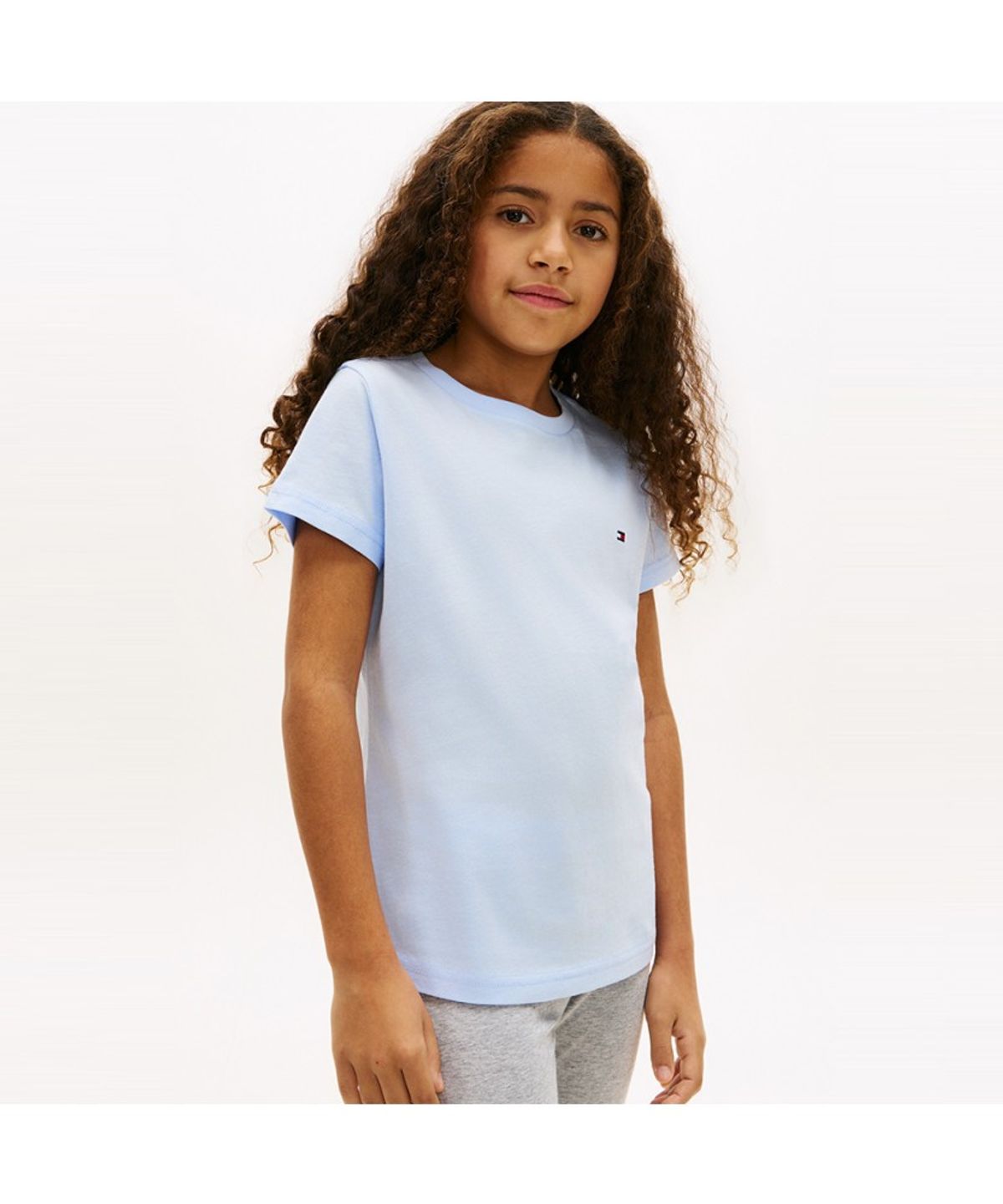 타미힐피거 키즈(TOMMY HILFIGER KIDS) 2PACK 반팔 티셔츠 (라이트블루&스트라이프)