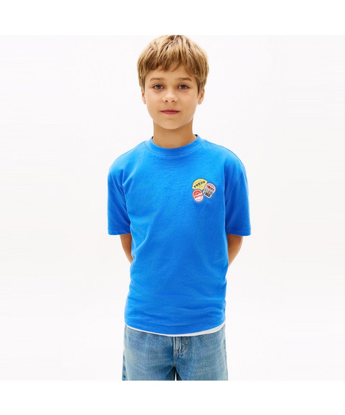 타미힐피거 키즈(TOMMY HILFIGER KIDS) 스티커 그래픽 티셔츠