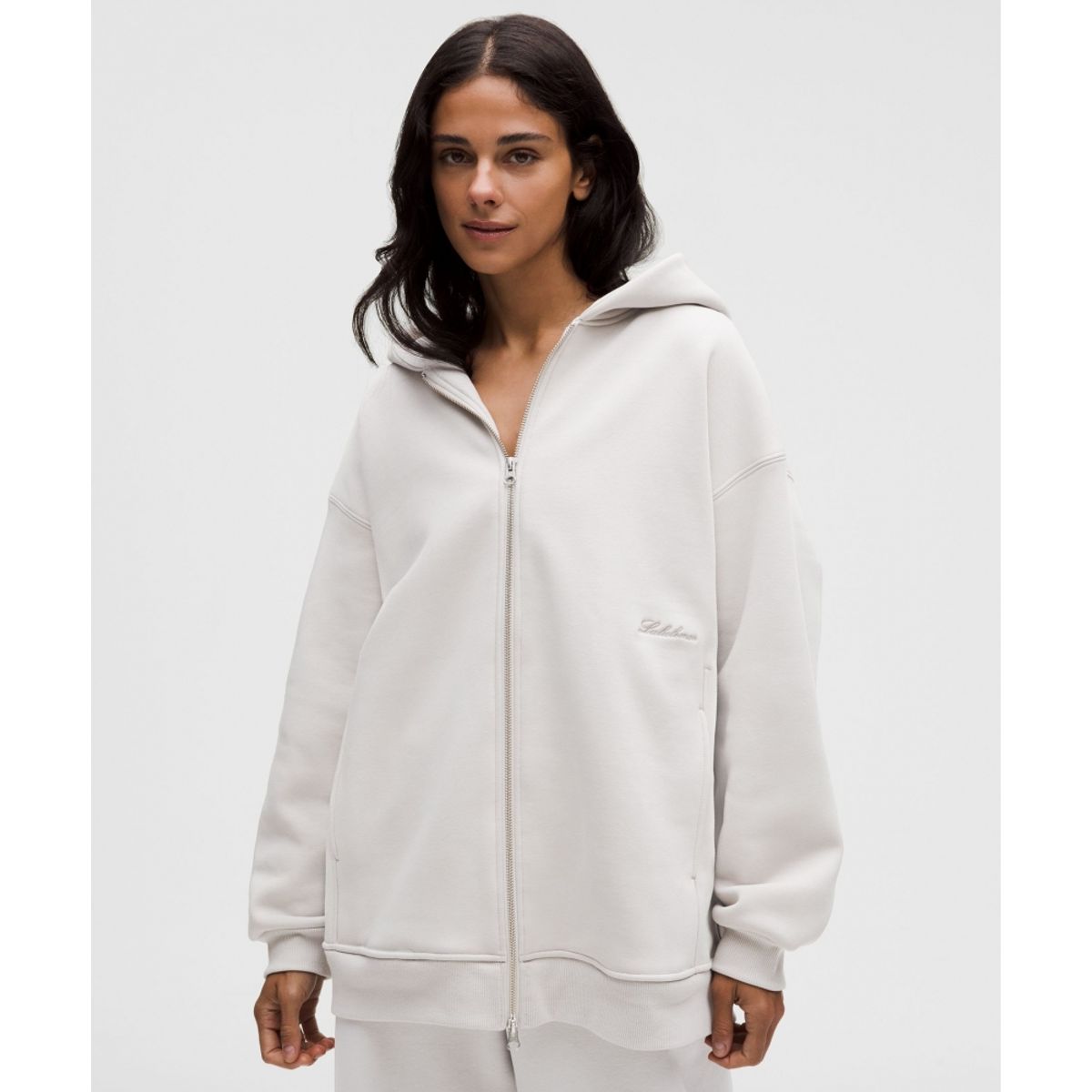룰루레몬(LULULEMON) 우먼스 빅 코지 울트라 오버사이즈드 풀집 후디 *롱  DVGY