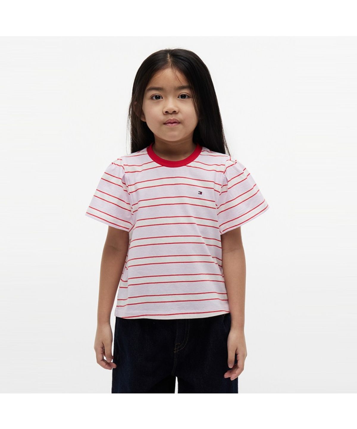 타미힐피거 키즈(TOMMY HILFIGER KIDS) 멀티 스트라이프 탑