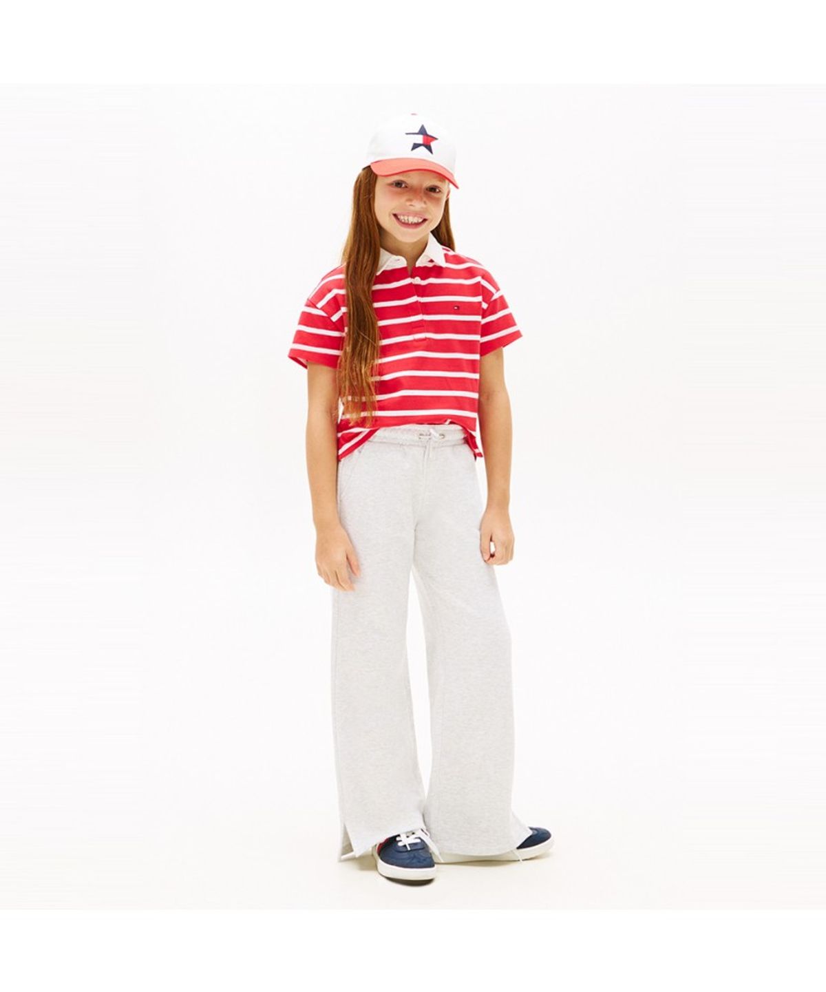 타미힐피거 키즈(TOMMY HILFIGER KIDS) 스타 라인스톤 스웨트 팬츠
