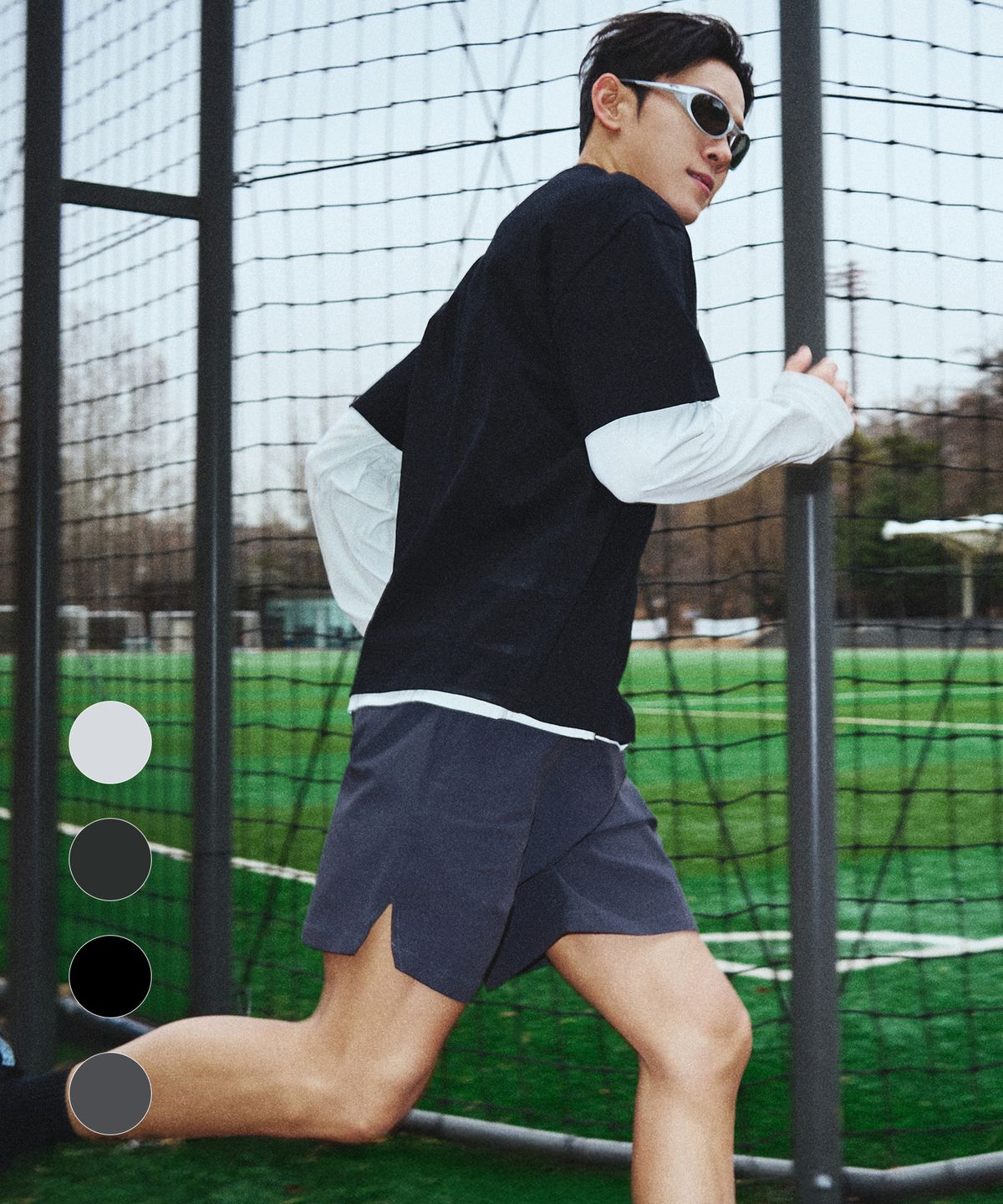 드로우핏(DRAW FIT) [한스X드로우핏] 액티브 러닝 7인치 하프 쇼츠 [4color]