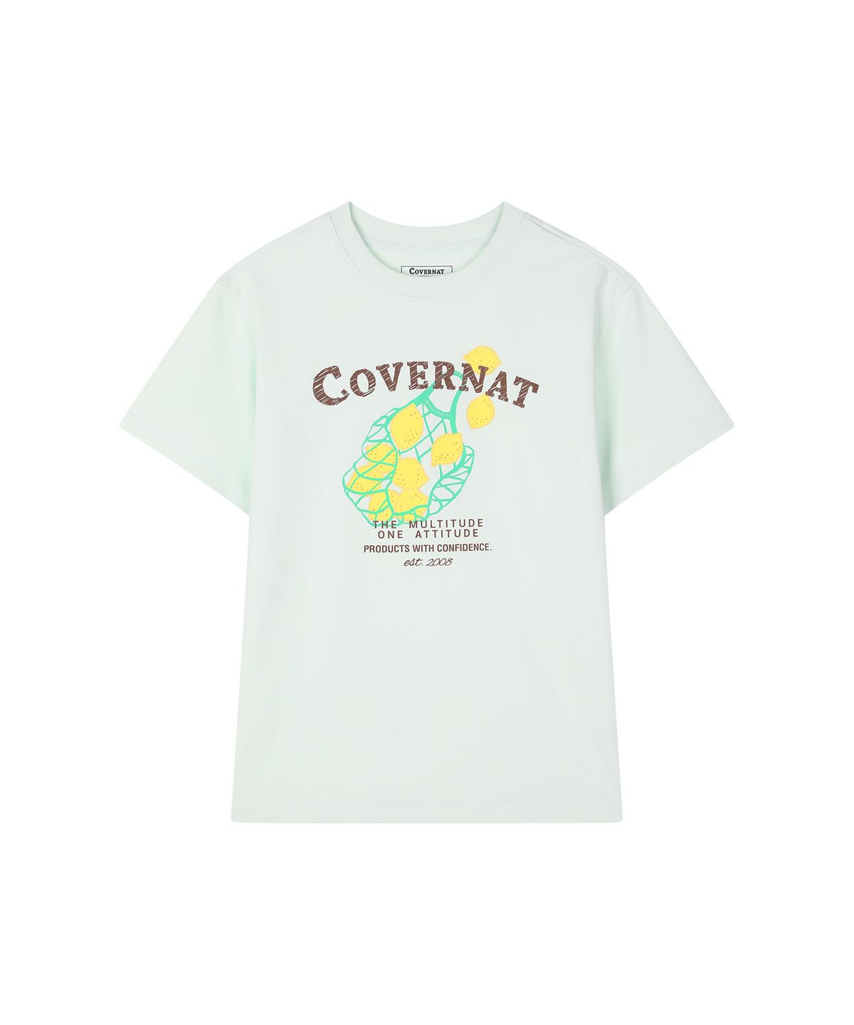 커버낫 키즈(COVERNAT KIDS) 프루티 트로피컬 티셔츠 민트 CK2602ST46MI