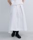 ORIGAMI WRAP SKIRT - WHITE
