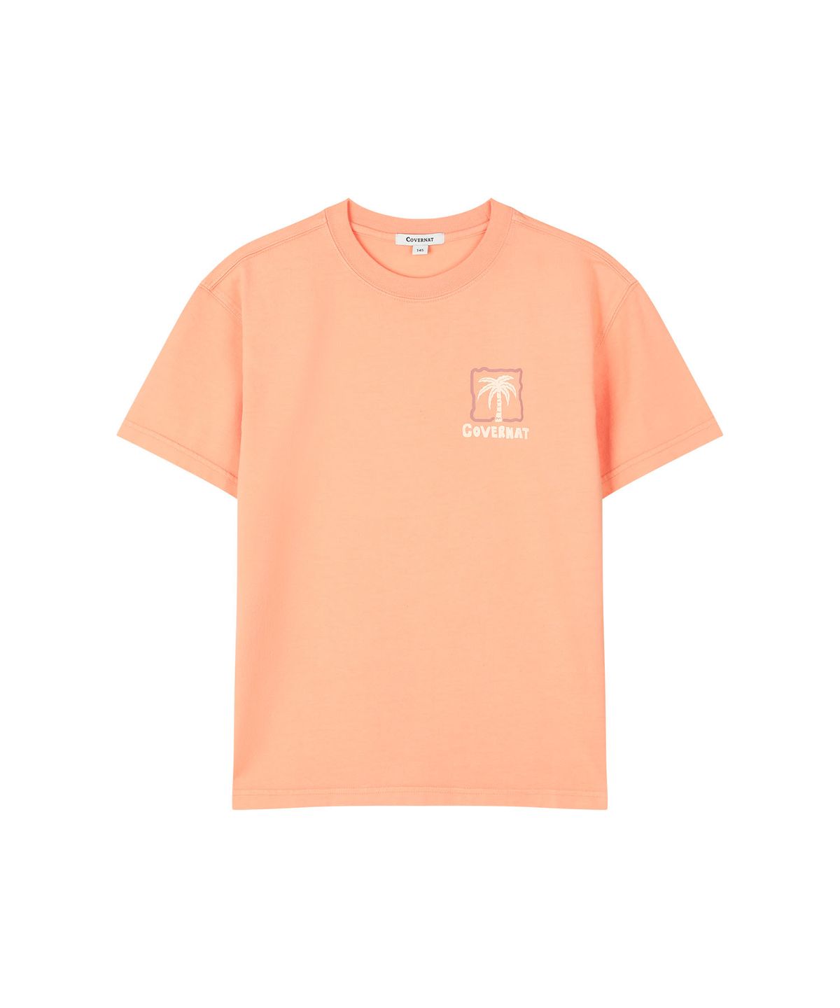 커버낫 키즈(COVERNAT KIDS) 비치 팜트리 피그먼트 티셔츠 오렌지 CK2602ST39OG