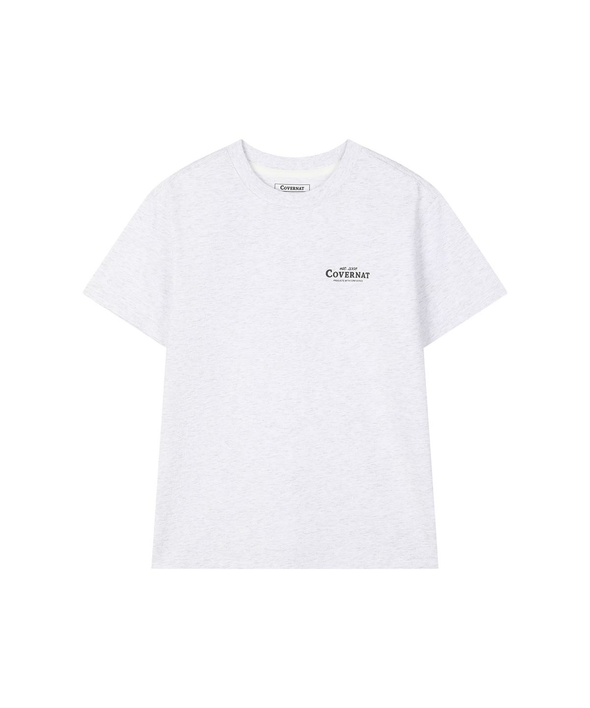 커버낫 키즈(COVERNAT KIDS) 서퍼 파라다이스 티셔츠 헤더 그레이 CK2602ST37HG