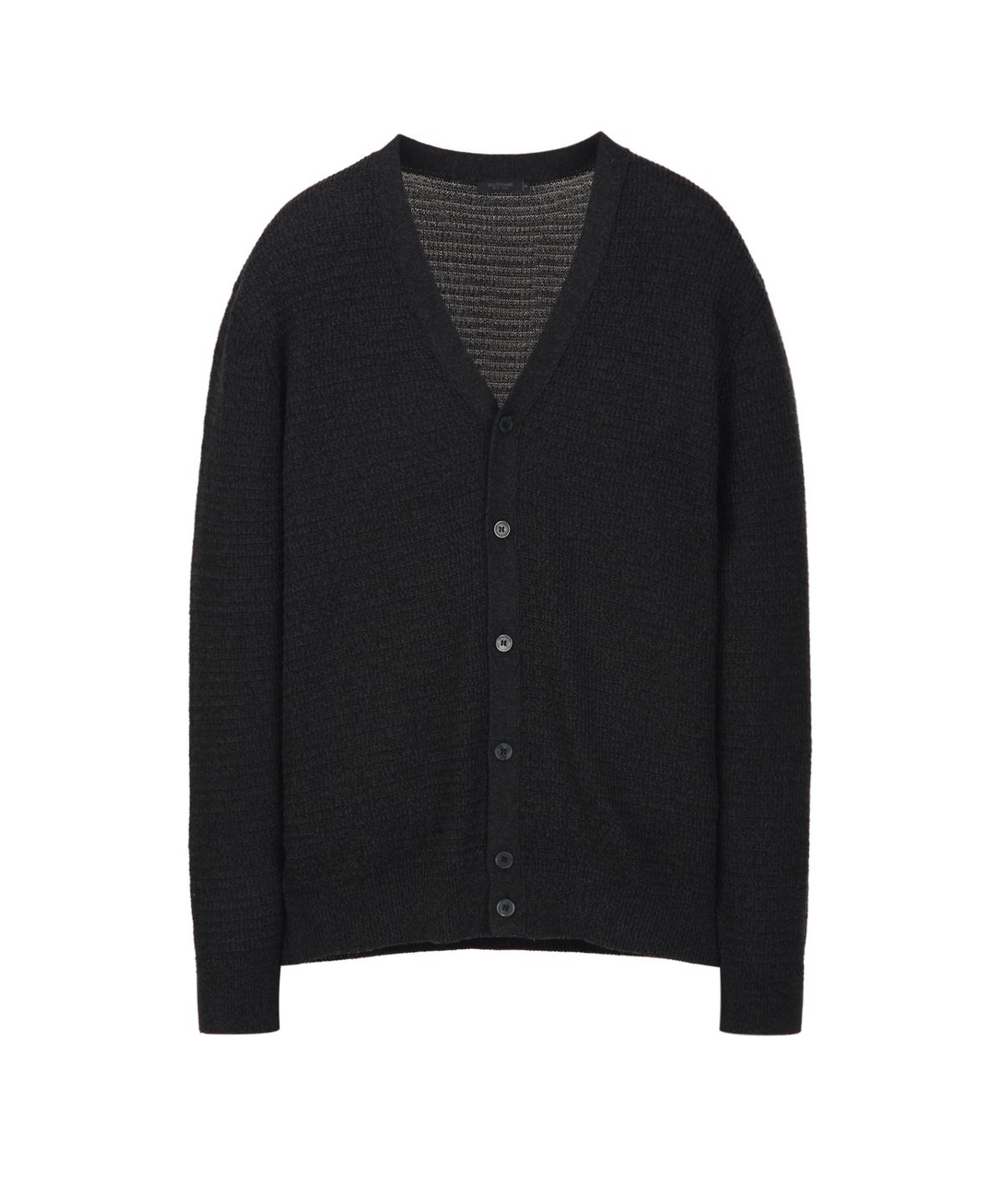 질스튜어트뉴욕 맨(JILLSTUART NEWYORK MEN) 페이퍼 블렌드 가디건 - 블랙 (JNSW6B406BK)
