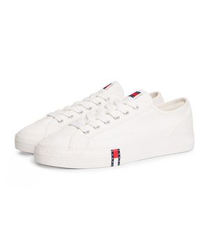 아카이브 Y2K 캔버스 스니커즈-화이트(T52G1ARS300JT1YBL)