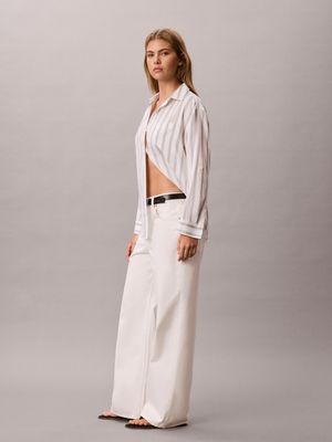 여성 로우라이즈 배기 데님 47F742G ASN