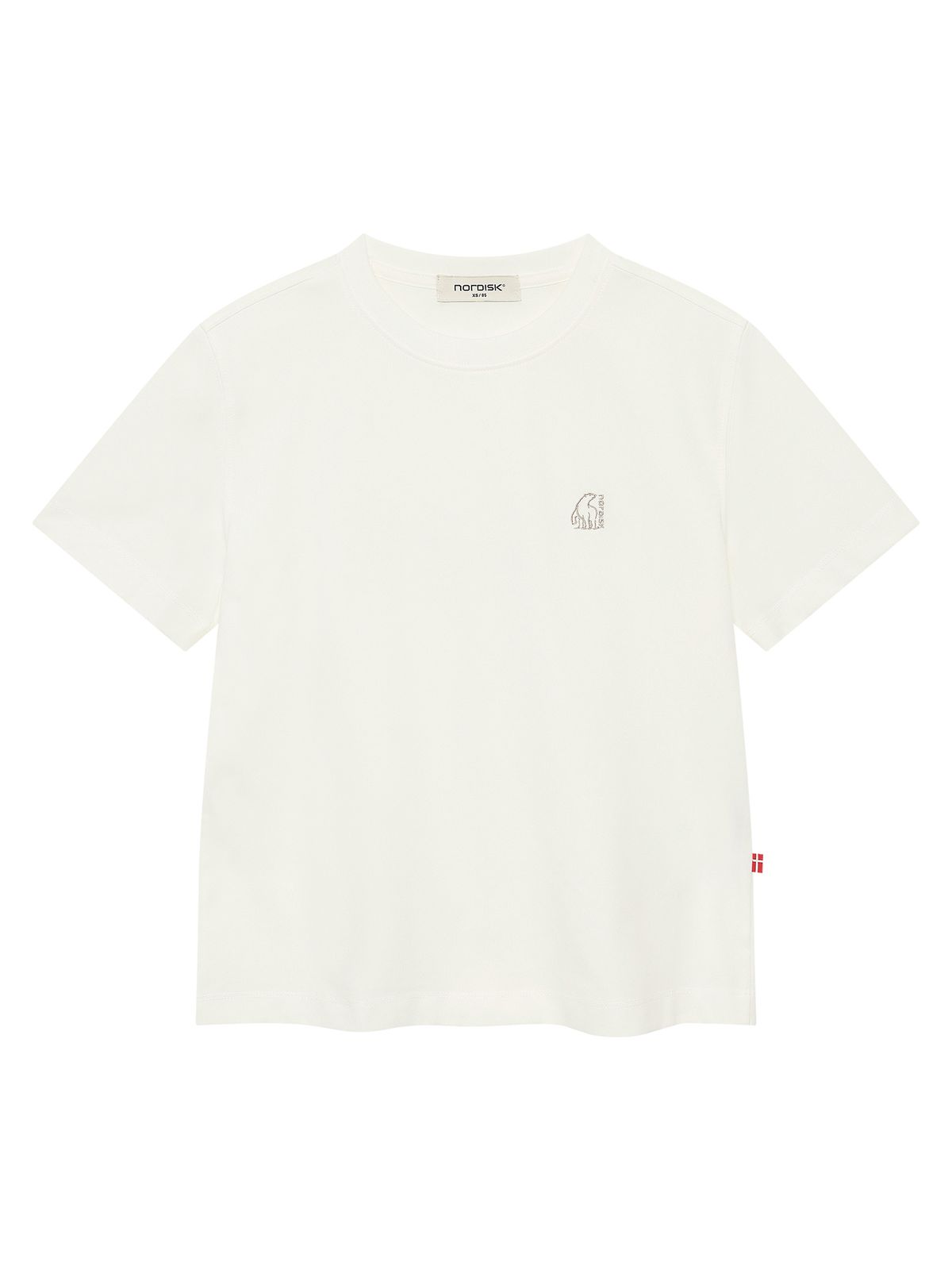 노르디스크(NORDISK) 스몰 폴라베어 반팔 티셔츠 - W_Off White