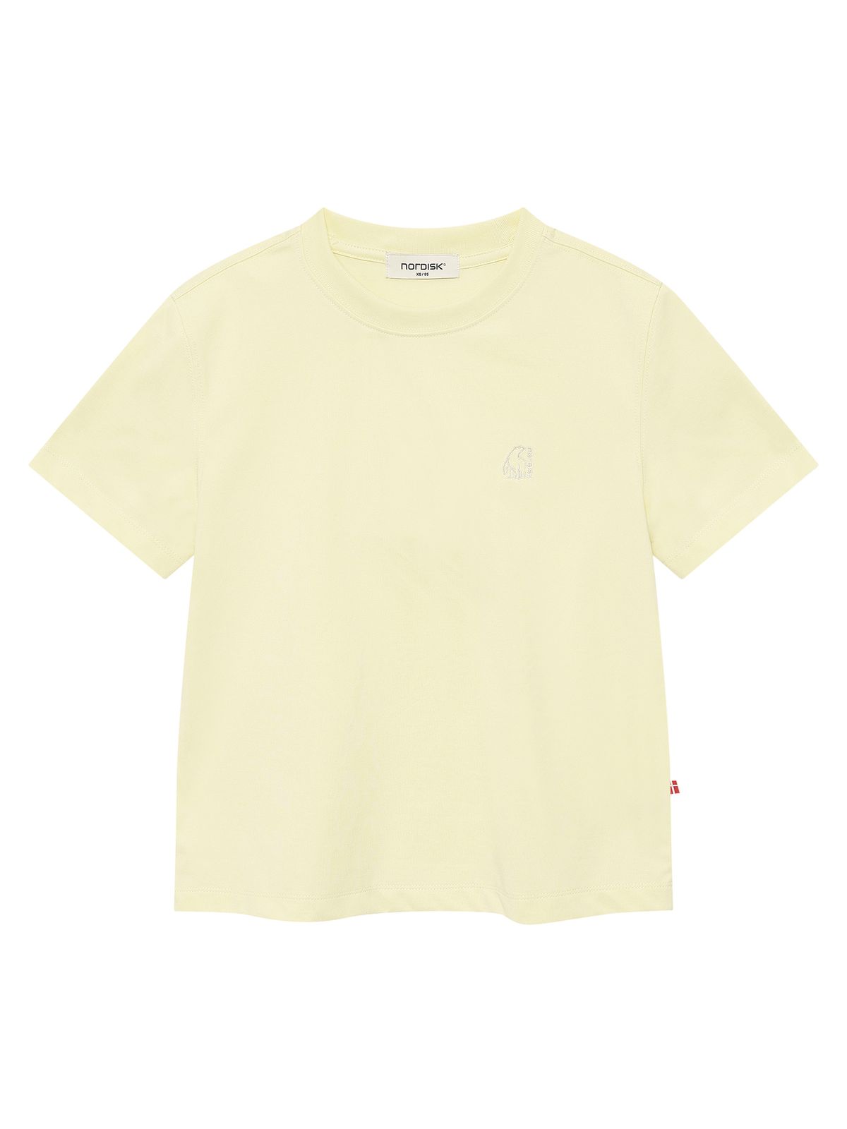 노르디스크(NORDISK) 스몰 폴라베어 반팔 티셔츠 - W_Pastel Yellow