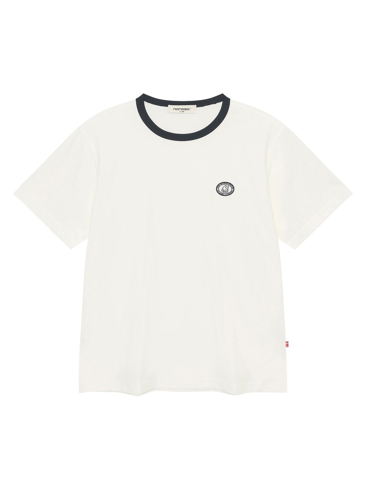 노르디스크(NORDISK) 링거 반팔 티셔츠 - U_Off White