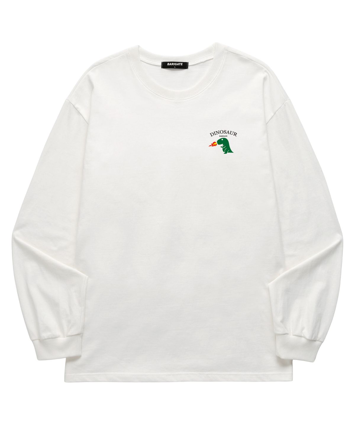 바리게이트(BARIGATE) MINI DINOSAUR 롱슬리브 (BLS040) 화이트