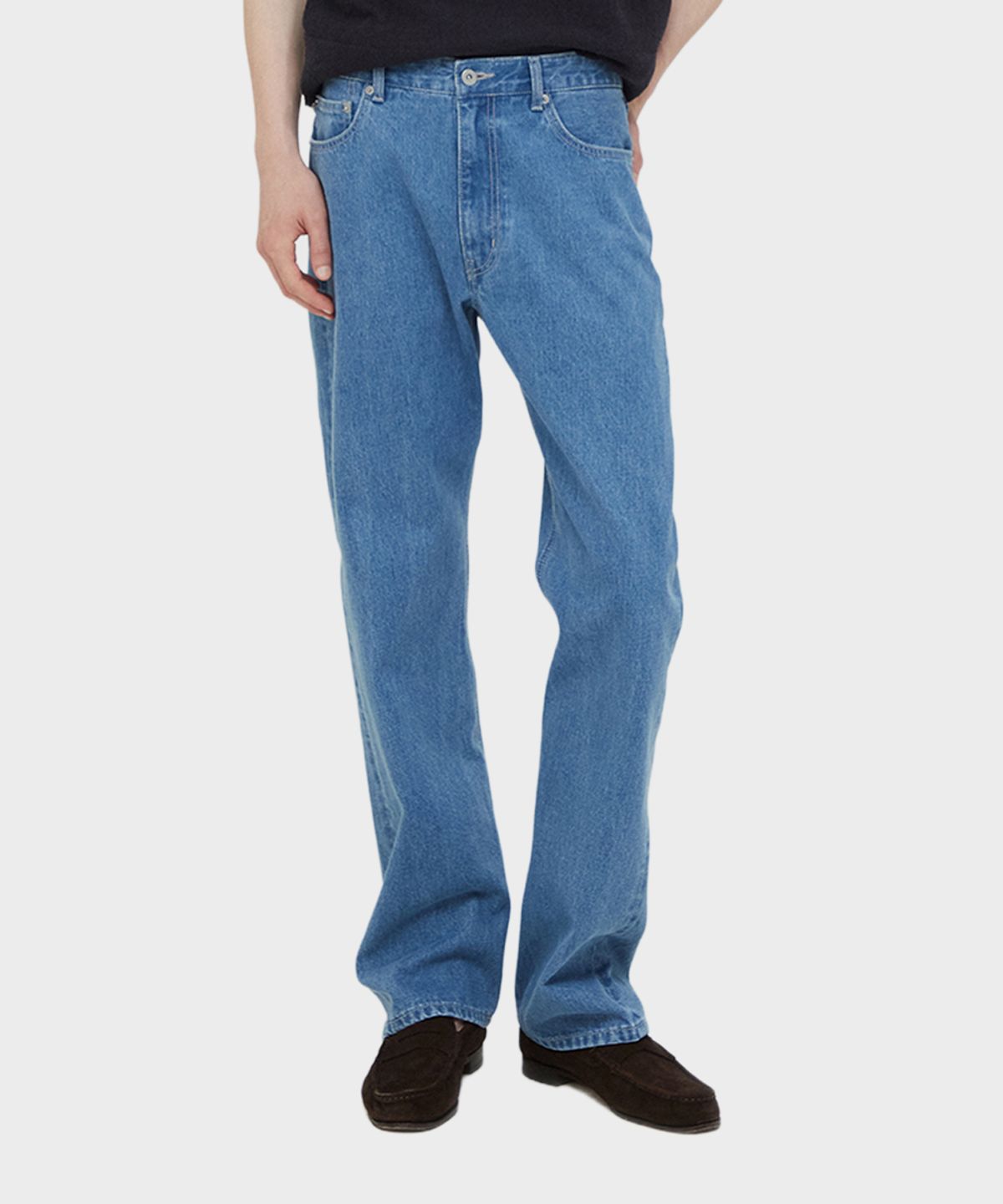 테일던(TAILDERN) Regular Fit Denim Pants Blue