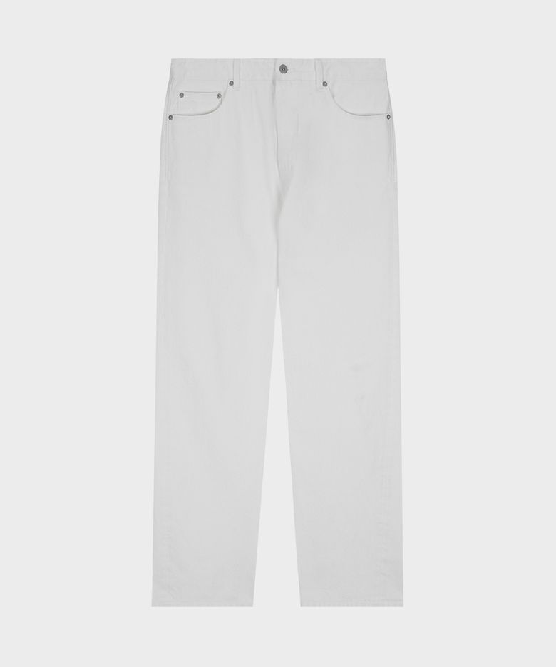 Regular Fit Denim Pants White