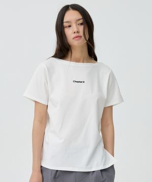 필로가 사이드컷 무브먼트 티셔츠 (White)