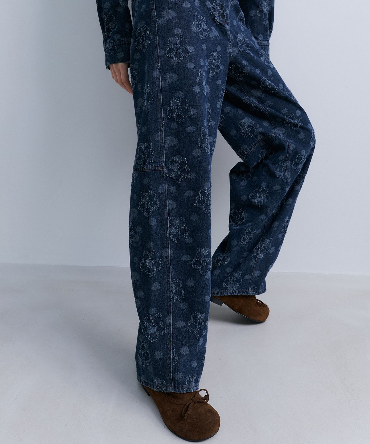 에핑글러(EPINGLER) FLOWER DENIM - TIN BLUE