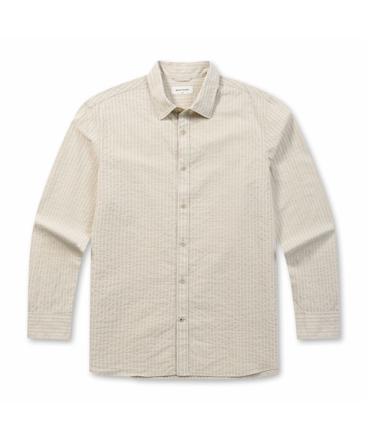 브렌우드(BRENTWOOD) 린넨코튼 스트라이프 캐주얼셔츠 BRSAM26431BEX