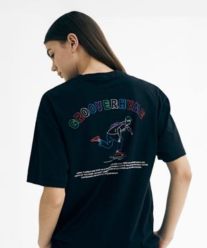 SKATER LINE PRINT T-SHIRTS (LRPMCTA418M )