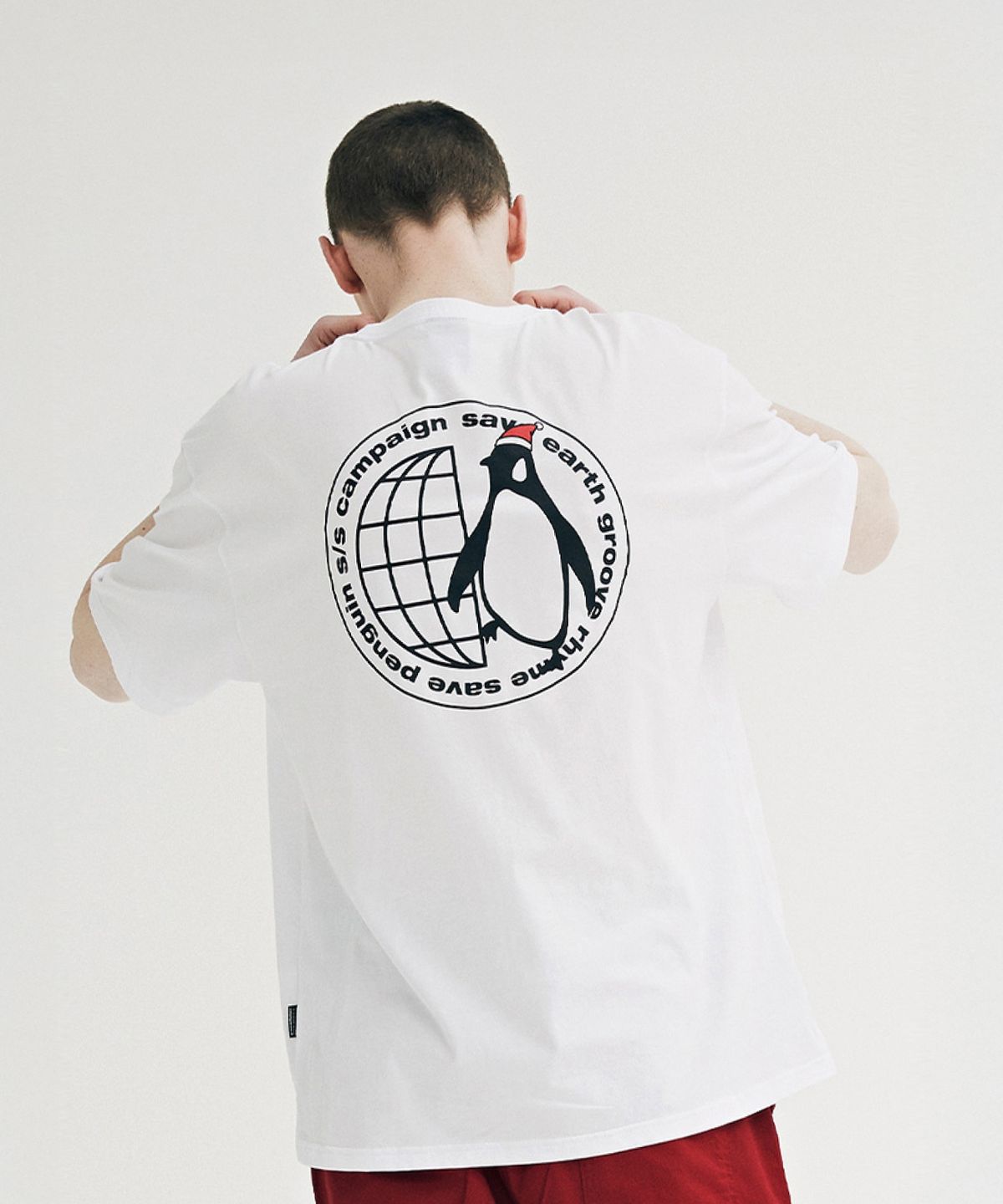 그루브라임(GROOVE RHYME) PENGUIN CHARACTER T-SHIRTS (LRPMCTA419M)