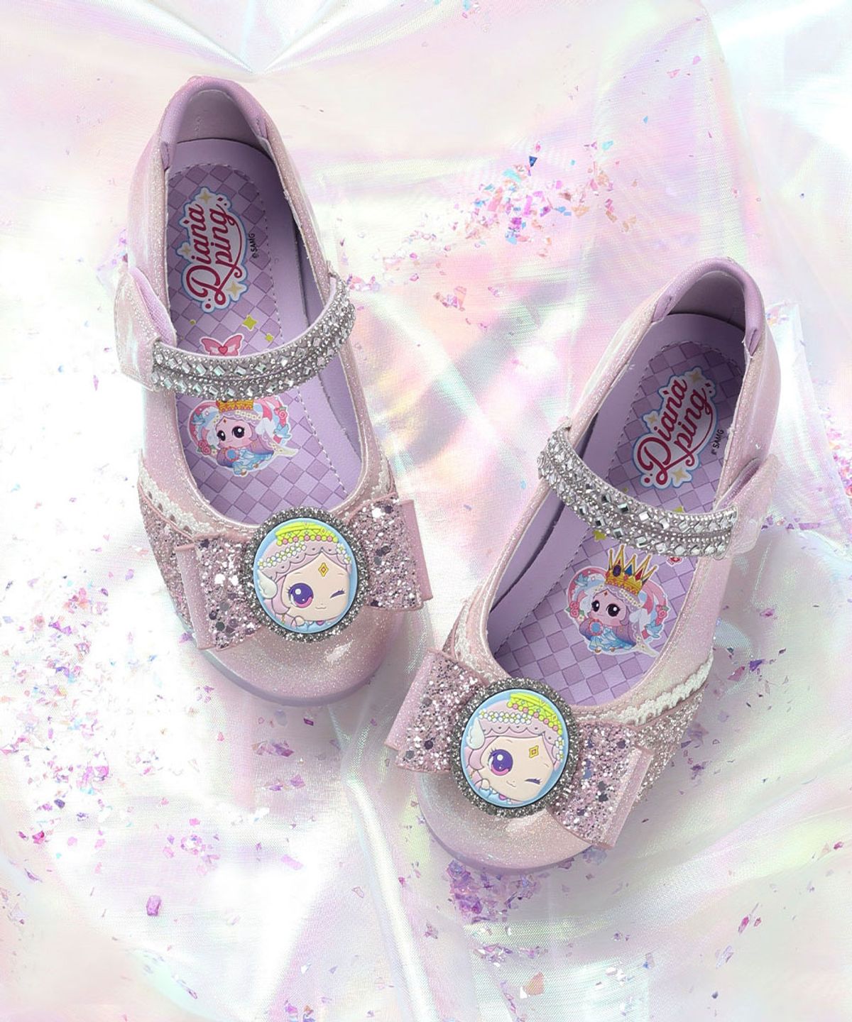 슈마커 키즈(SHOEMARKERKIDS) 캐치티니핑 LED 보석 플랫  다이아나핑 (0098835) CLB26302 PL