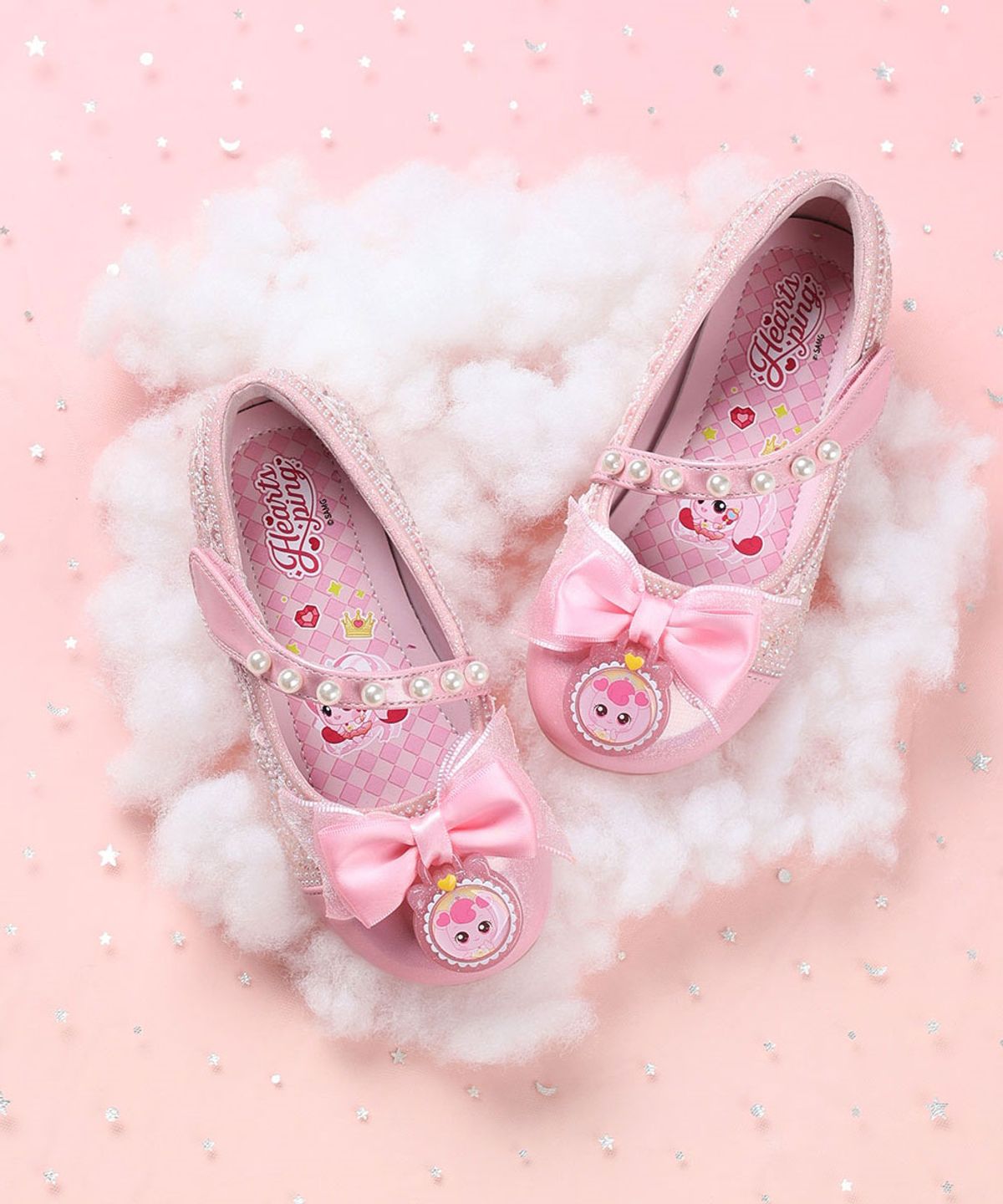 슈마커 키즈(SHOEMARKERKIDS) 캐치티니핑 LED 진주 플랫  하츄핑 (0098831) CLB26301 PK