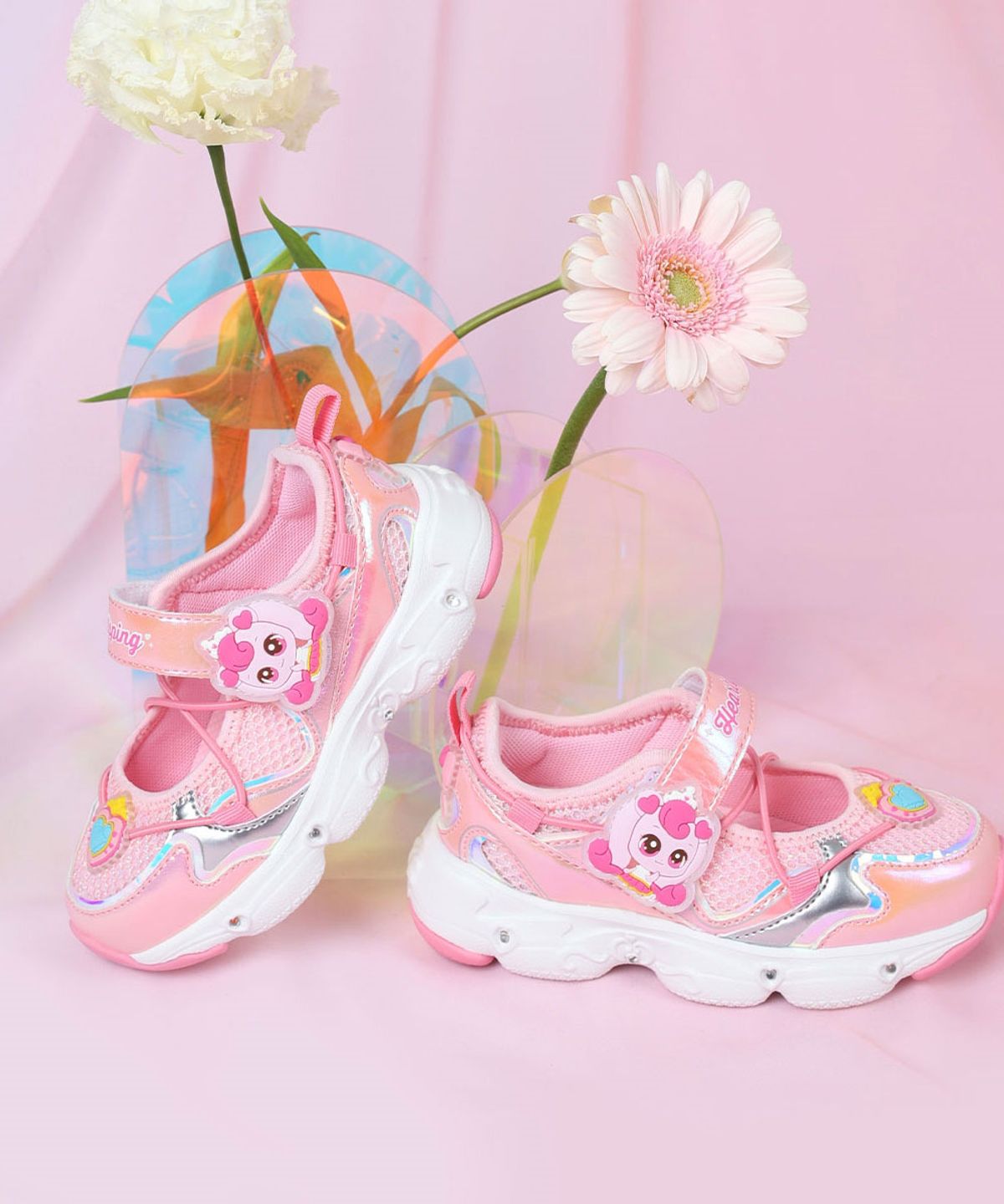 슈마커 키즈(SHOEMARKERKIDS) 캐치티니핑 LED 메리제인 운동화  하츄핑 (0099135) CLB26304 PK