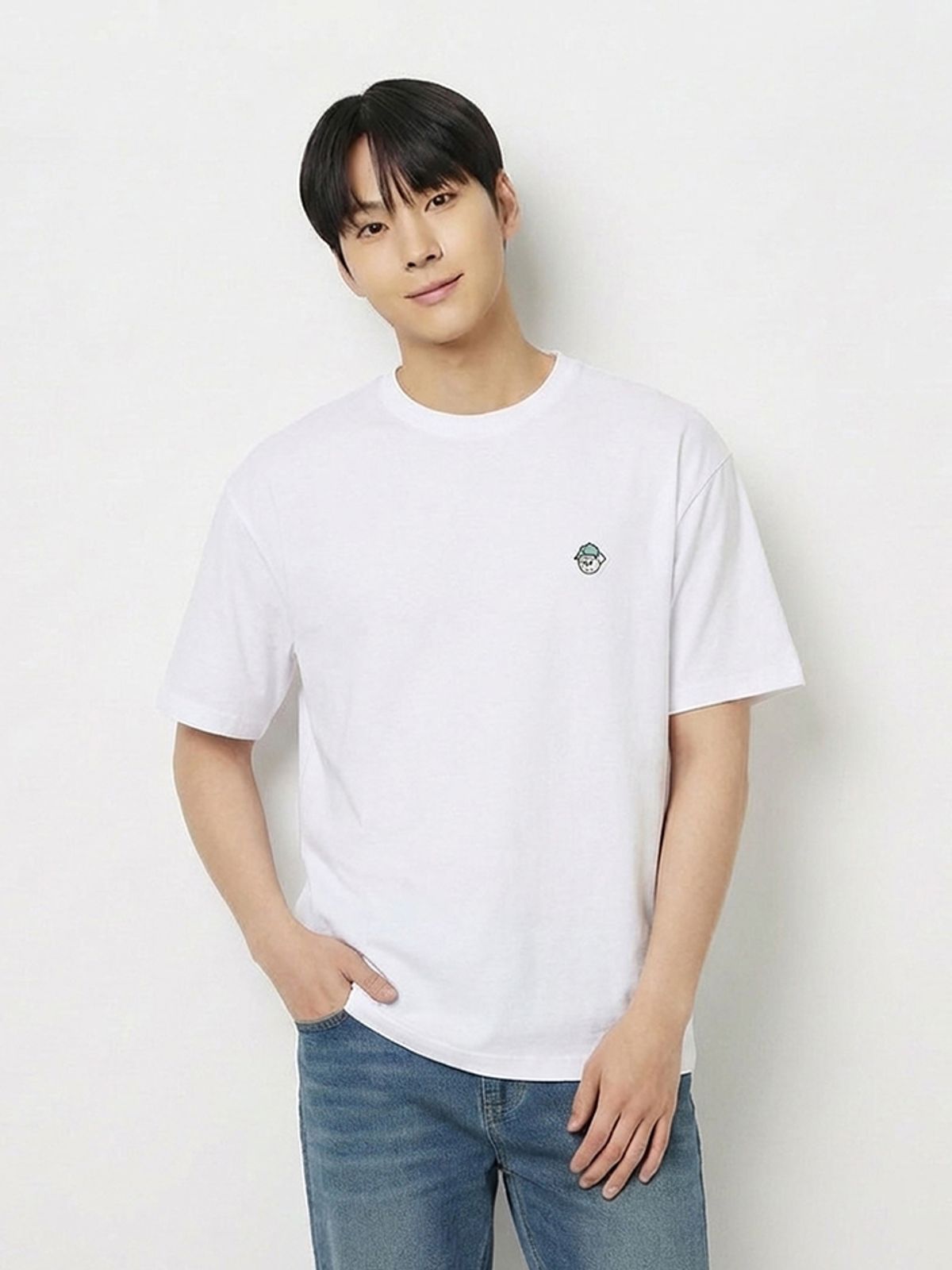 행텐(HANGTEN) 공용 베니 와펜 반팔 티셔츠_001(10570-031-402-31)