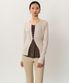mea linen cardigan _ Beige