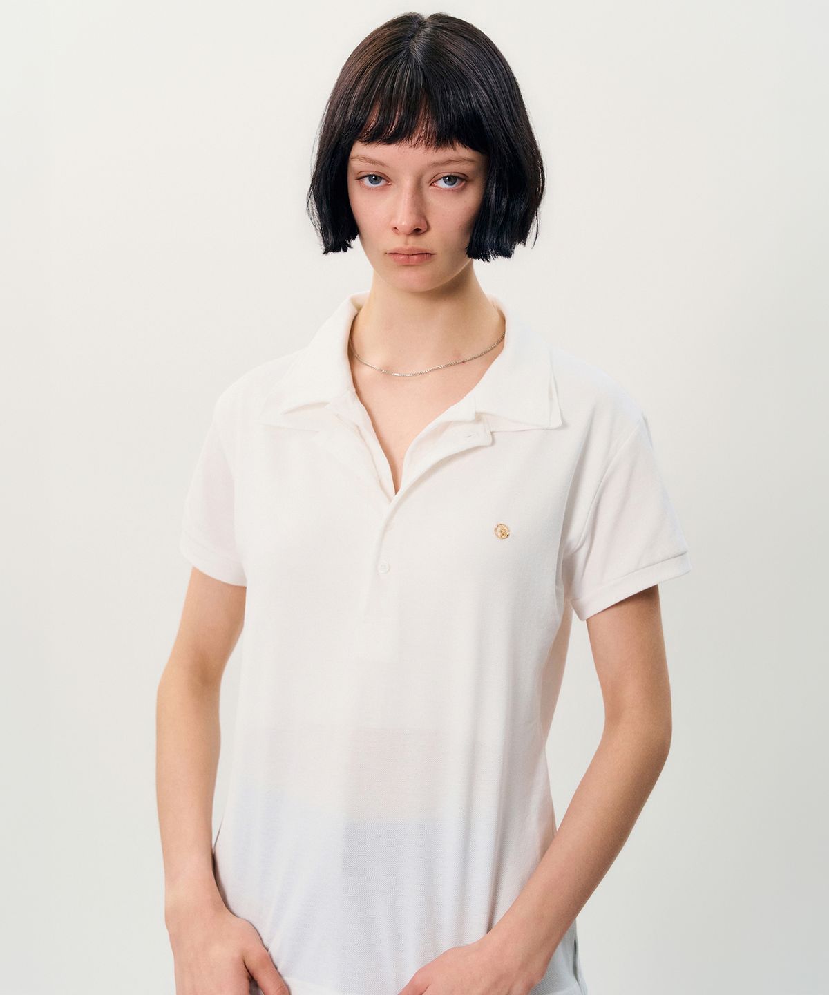 메이버유(MAYVERU) moraes pk t-shirt _ Ivory