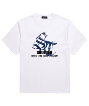 ST LOGO 반팔 티셔츠 (SS034) 화이트