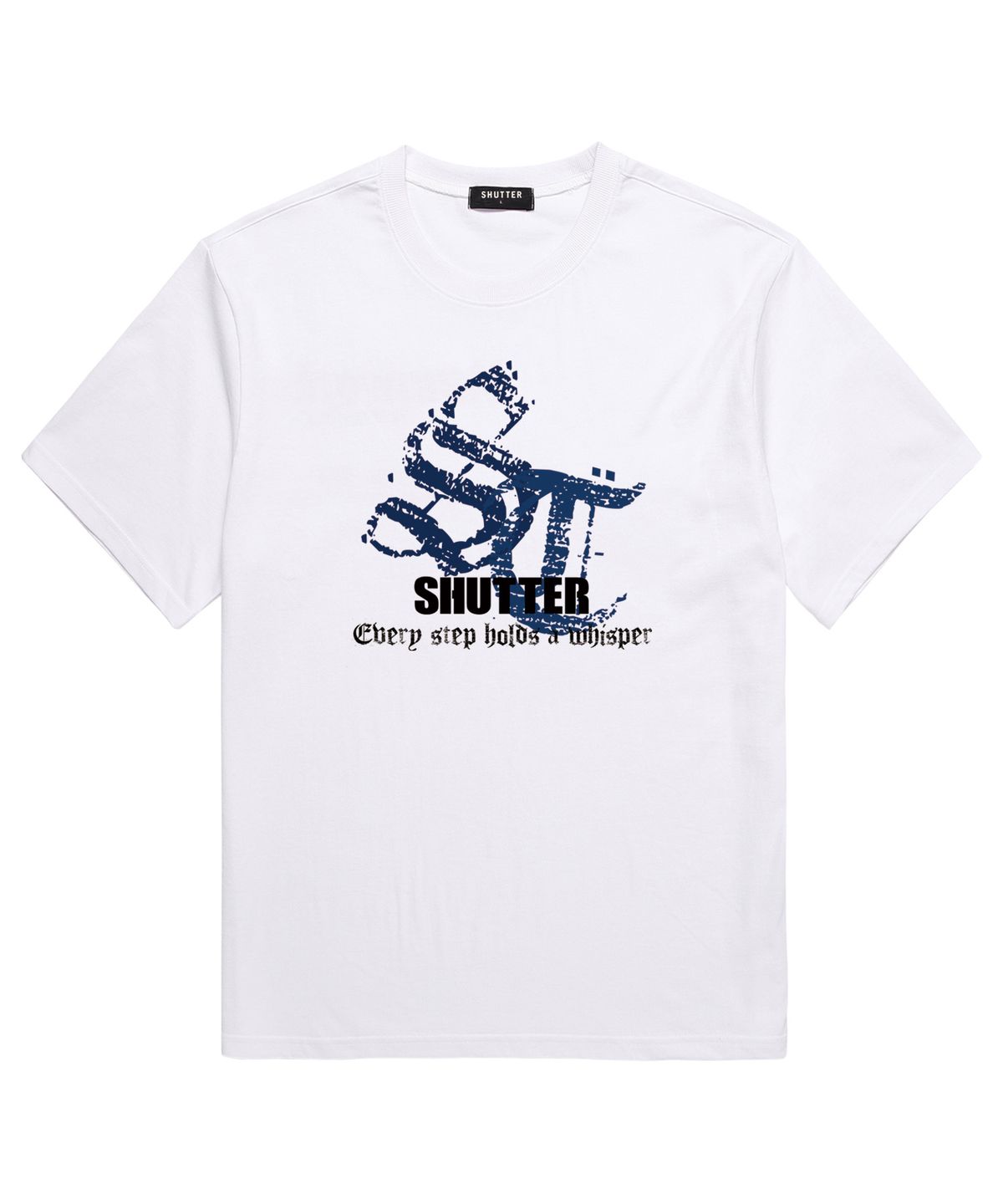 셔터(SHUTTER) ST LOGO 반팔 티셔츠 (SS034) 화이트