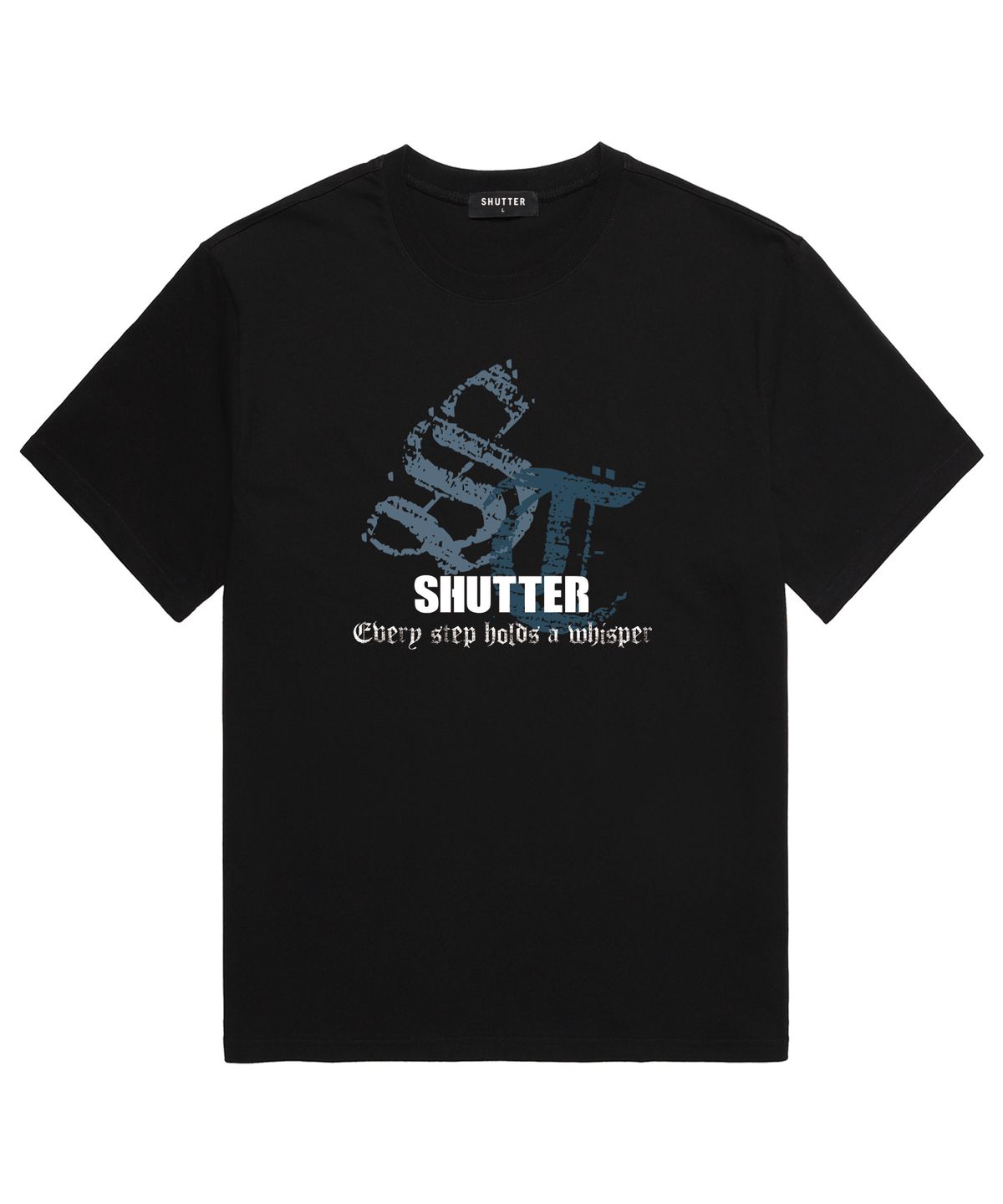 셔터(SHUTTER) ST LOGO 반팔 티셔츠 (SS034) 블랙
