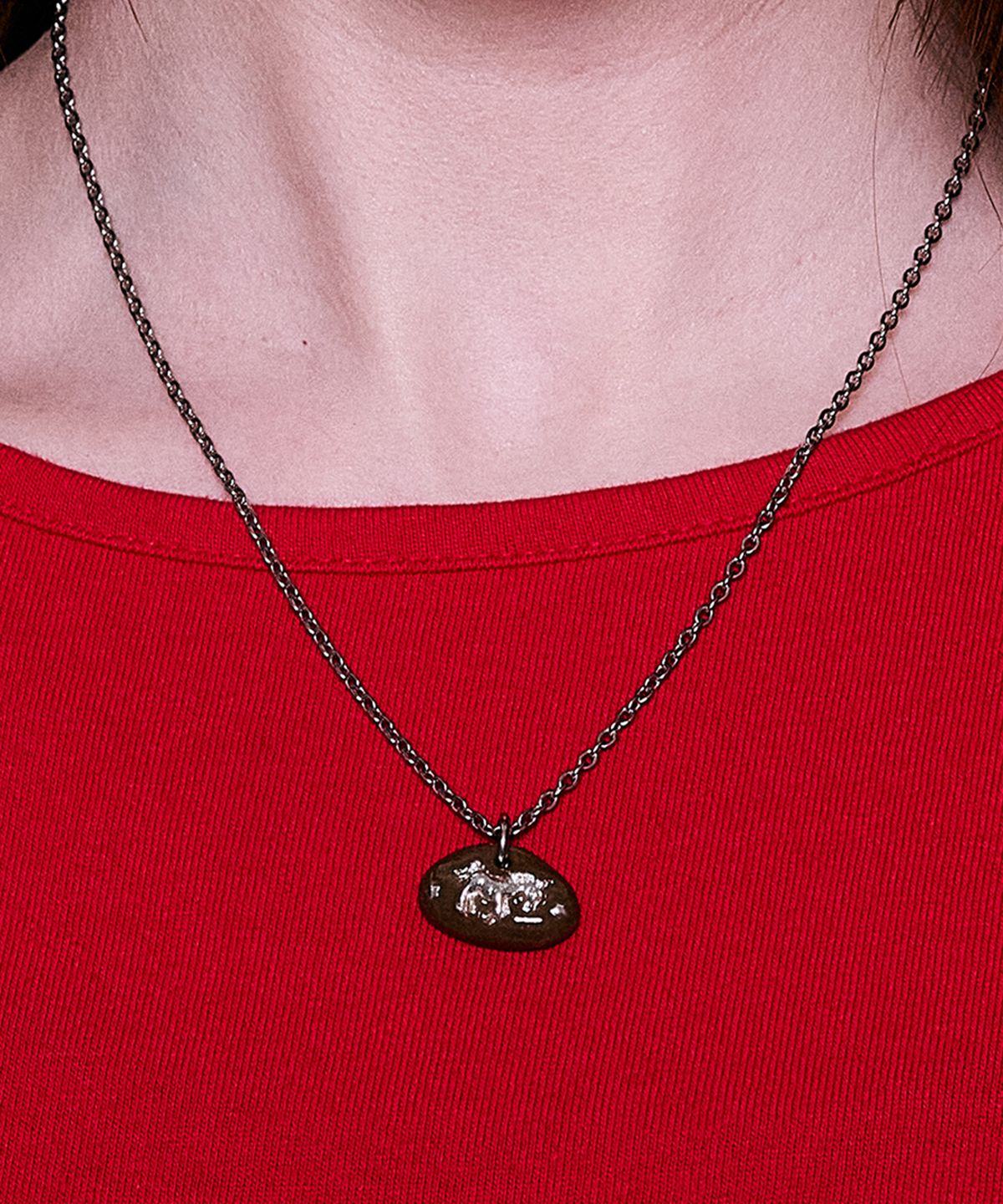 엔프프(NFF) guardian necklace-brown
