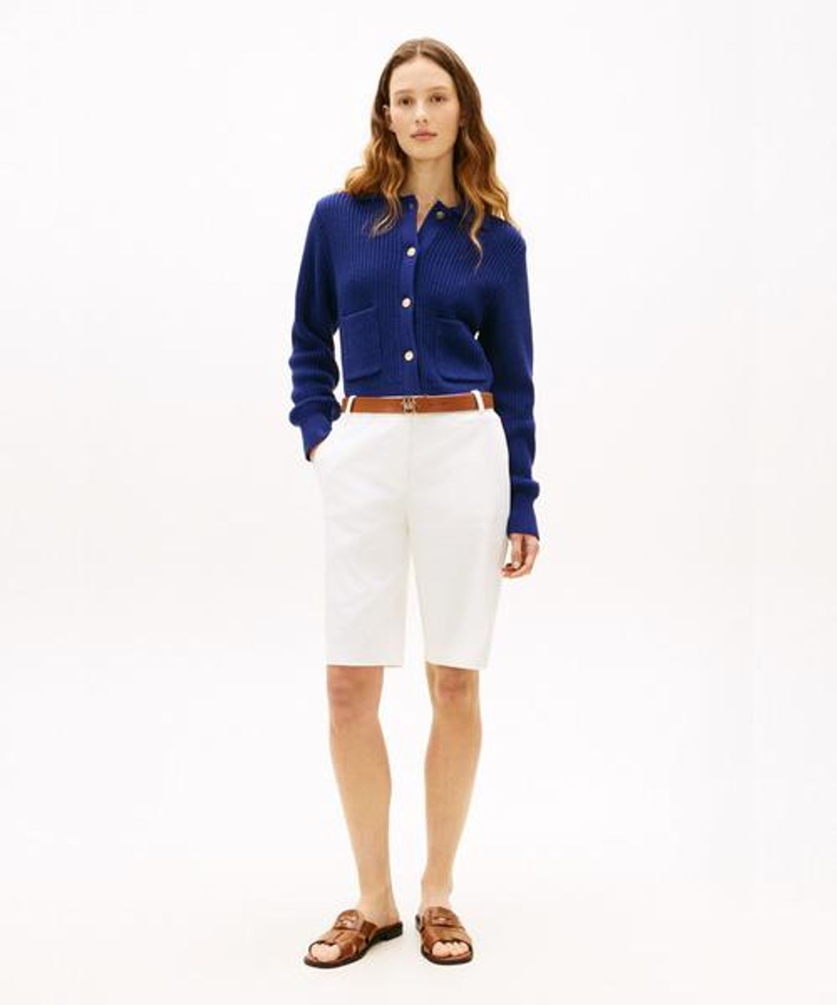 타미힐피거(TOMMY HILFIGER) 런던 벨티드 쇼츠 (T22G3WPQ080WT2YBL)