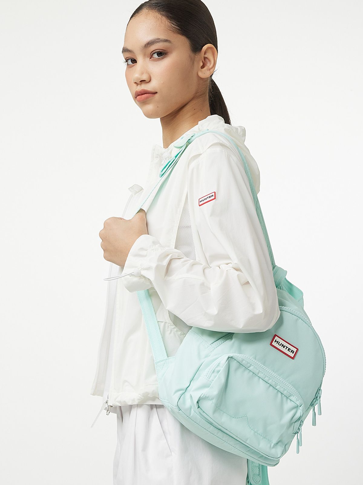 헌터(HUNTER) [UNISEX] 나일론 클래식 미니 백팩 - 글로우라군 UBB5510KBMGLG