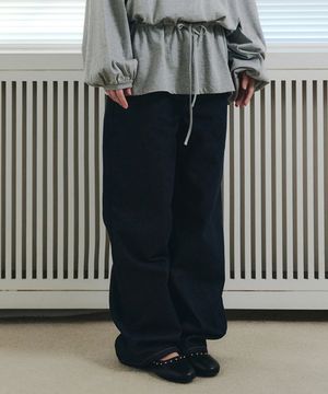 NON FADE SEMI WIDE DENIM PANTS_INDIGO