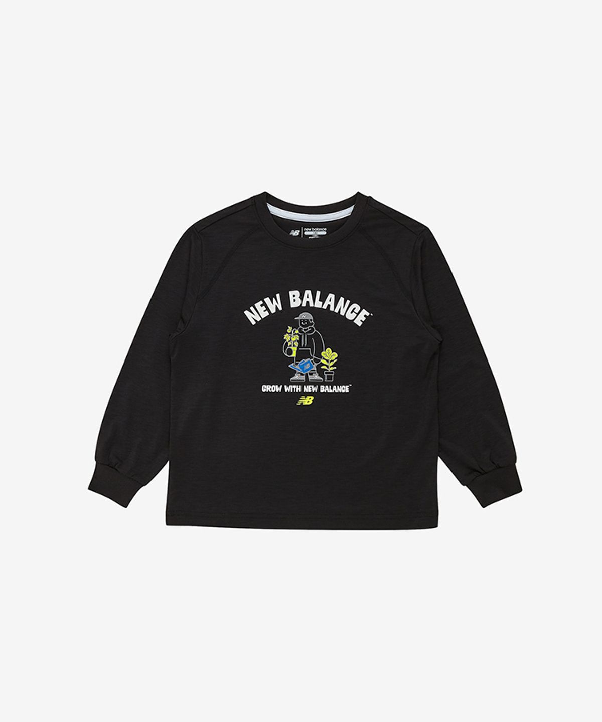 뉴발란스 키즈(NEWBALANCEKIDS) WE GROW TOGETHER  _일러스트 아동 냉감 긴팔티 NK9BG2402U19