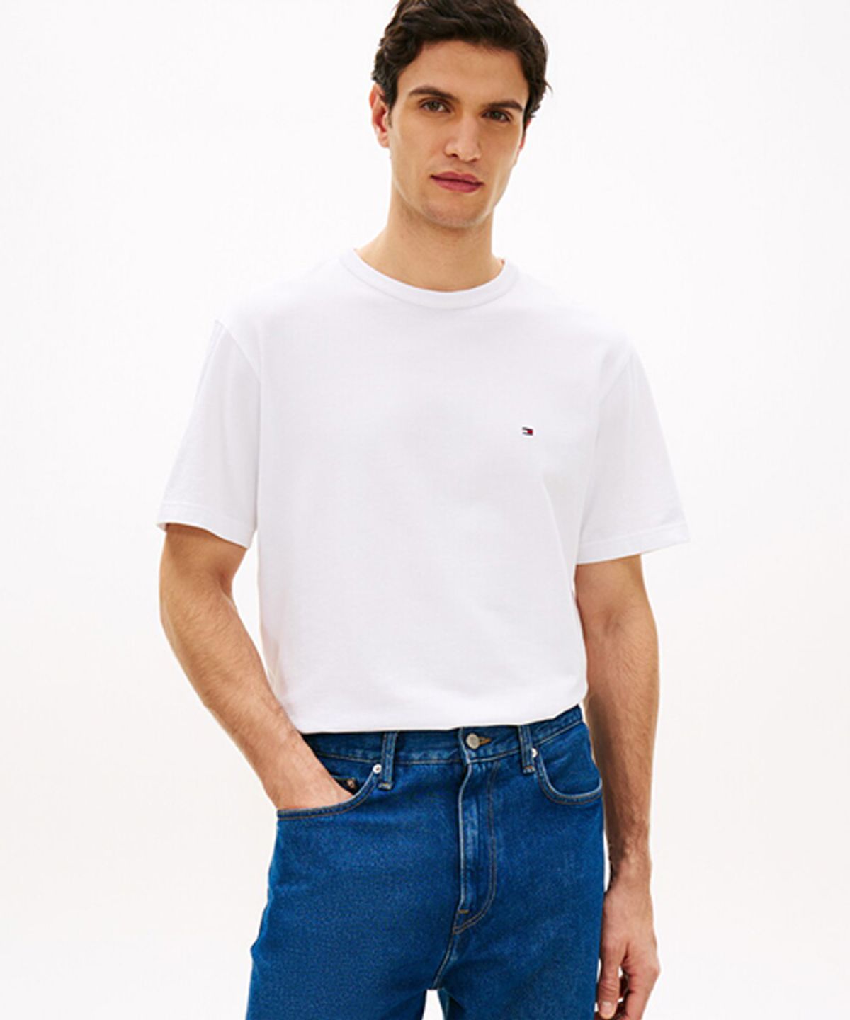 타미힐피거(TOMMY HILFIGER) 에센셜 릴랙스 핏 티셔츠 (T12G1TPO120MT1YBR)