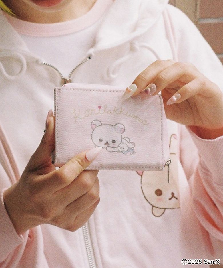 [KORILAKKUMA] CARD WALLET PINK