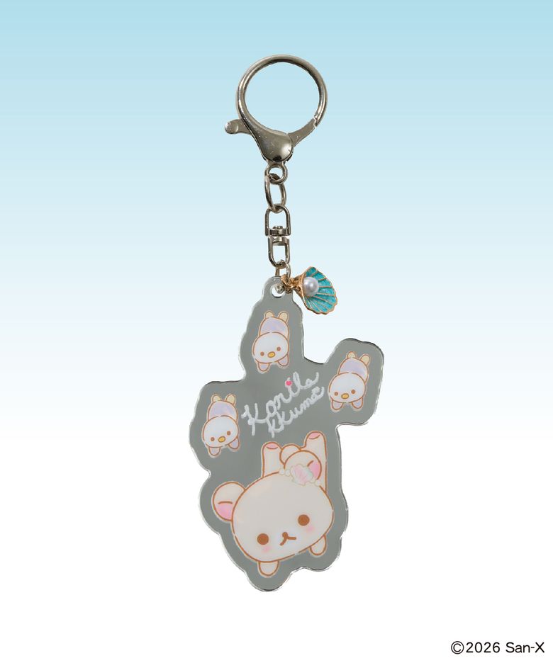 [KORILAKKUMA] MIRROR KEYRING BLUE