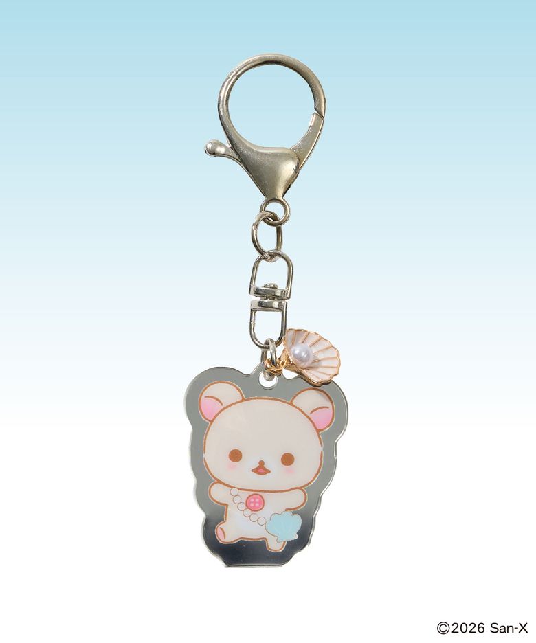 [KORILAKKUMA] MIRROR KEYRING LIGHT PINK